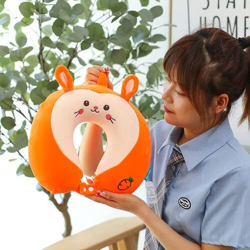 Cartoon Neck Pillow Memory Cotton U-shaped Soft Fluffy Trave