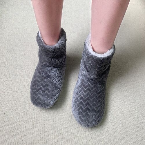Thick Warm Short Floor Boots Indoor Non-slip Socks For Men A