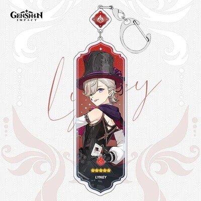 Genshin Impact Fontaine Lynette Lyney Keychain Freminet Neuv