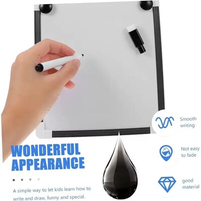 Magnetic Black Dry Erase Markers with Eraser Cap White Board