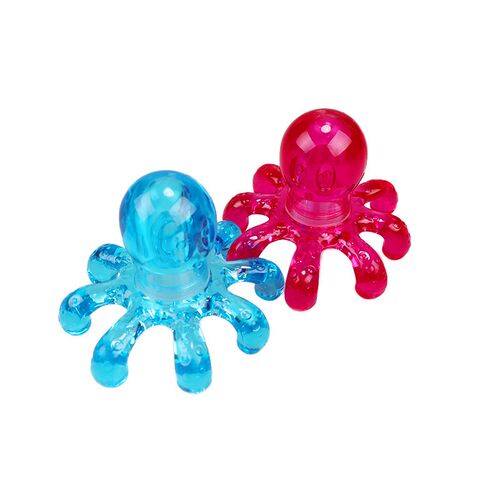 Colorful random Portable Crystal Massage Handheld Octopus Ma