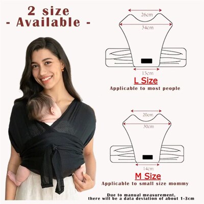 Baby Carrier Wrap Newborn Nursing Towel Easy to Wear Sling W