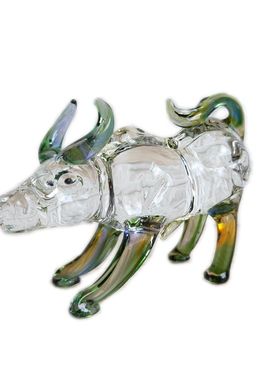 七彩水晶十二生肖家居摆件鼠牛虎兔龙蛇马羊猴狗猪全家福汽车装饰