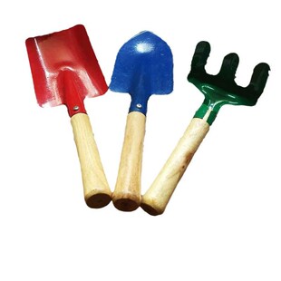Gardening Shovel Set 3Piece Kids Sand Digging Planting Garde