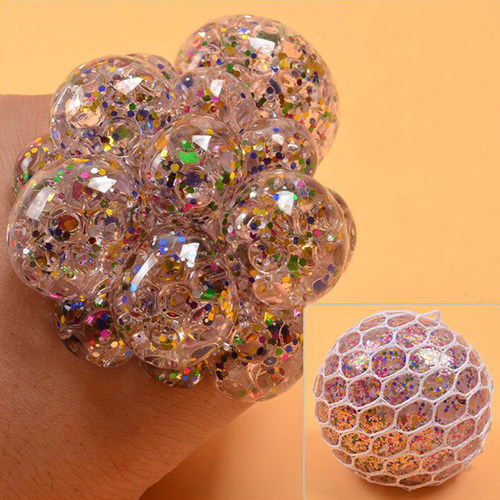 Colorful Grape Ball Antistress Toys Squishy Squish Toy