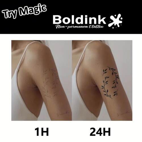 Sun and Moon Temporary Tattoo,Lasts To 15 Days New Technolog