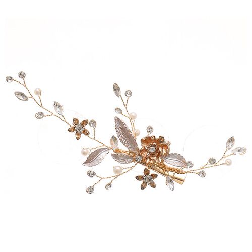 TeamMing Leaf Handmade Hairpin Headdress Childrens Performan