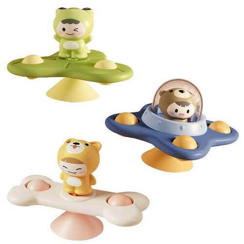 Baby Toys Suction Cup Spinner Toys for Toddlers Bear Hand