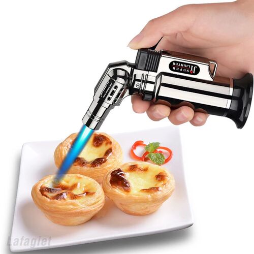 Metal Windproof Turbo Gas Lighters Welding Torch Kitchen Coo