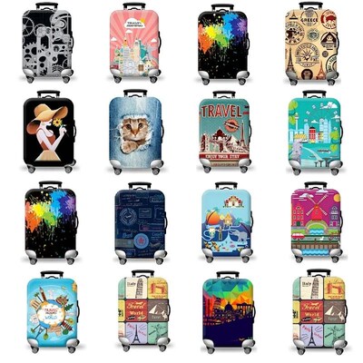 Luggage Cover Stretch Fabric Suitcase Protector Baggage Dust