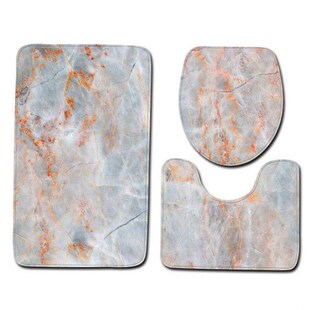 Set Mat Bath Toilet Carpet Rug Bathroom 1Pcs
