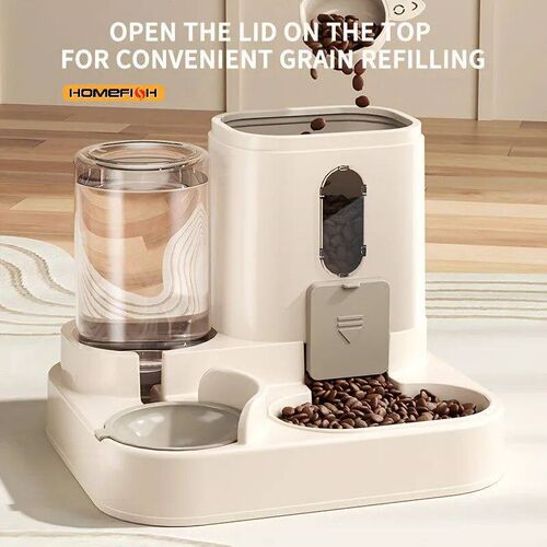 2in 1 Cat Food Dispenser Water and Food Integrated Fully Aut