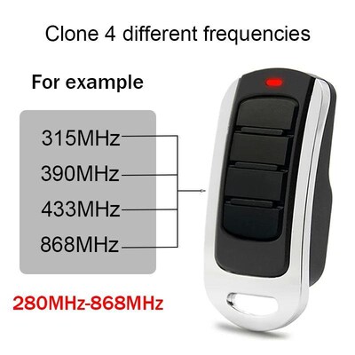 Garage Door Remote Control Duplicator 287MHz-868MHz Multi-Fr