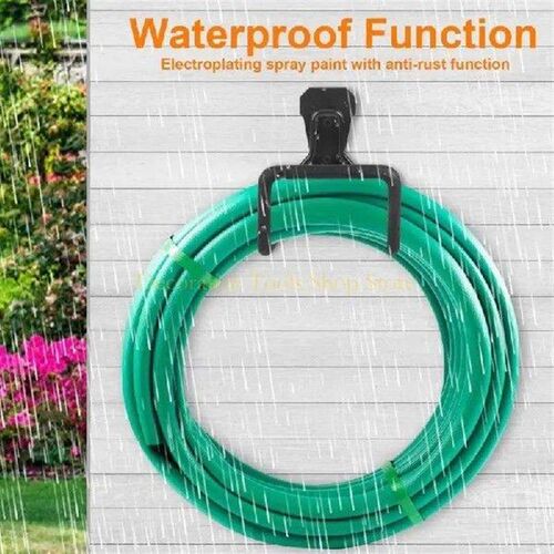 QX2E 2pcs Sturdy Metal Hose Holder For Wall Mounting Strong