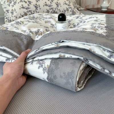 100% Cotton Summer Comforter Duvet Quilt Blanket Set Bedding