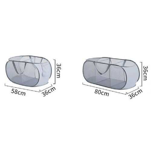 1/2/3 Compartments Clothes Hampers For Laundry Household