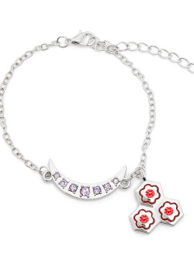 Versatile Fashion Diamond Moon Brlet Hexagonal Plum Brlet Wo