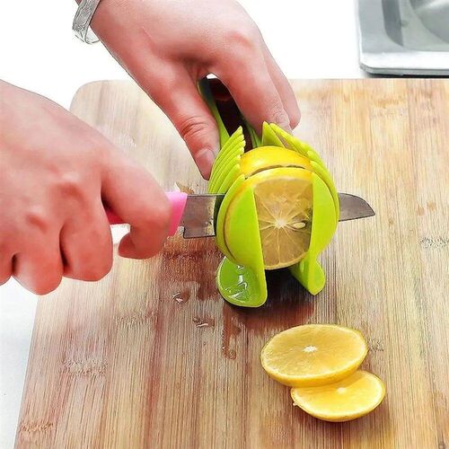 Stainless Steel Kitchen Handheld Orange Lemon Slicer Tomato
