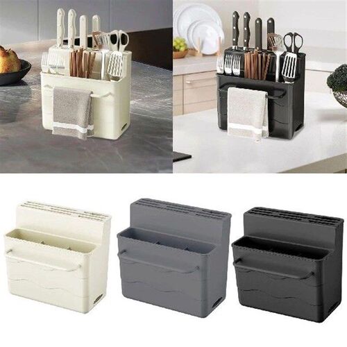 Knife Holder And Utensixl Rack for Kitchen with Drying