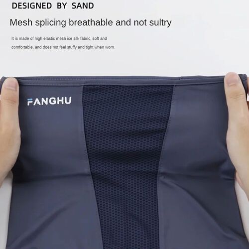 Summer face and neck sun protection breathable mask, outdoor