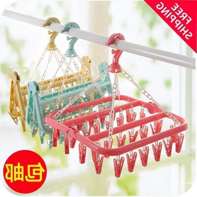 hanger clothes clip wind socks plastic hangers rack hooks