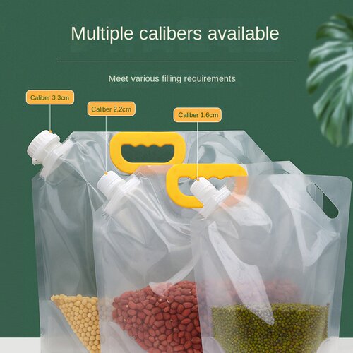 5/10PCs kitchen storage bag grain moisture-proof sealed bag