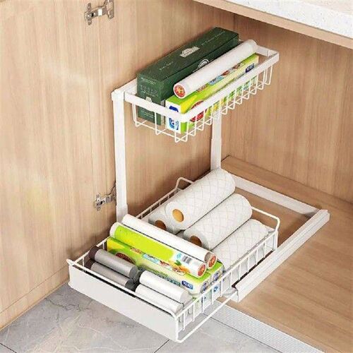 Carbon Steel Sink Organizer under Sink Cabinet Organizer