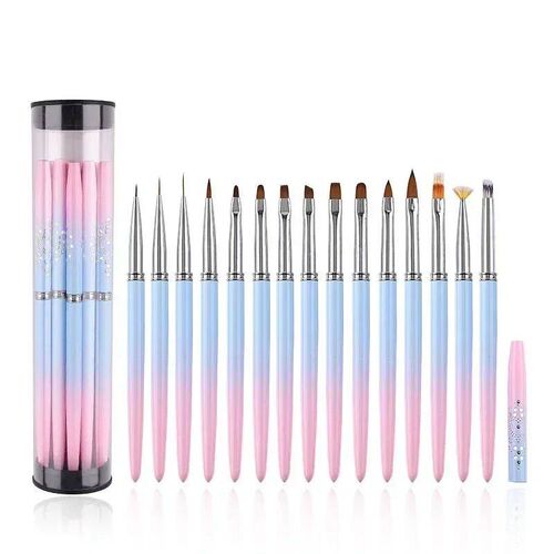 1pc 4-Size Nail Art Brush Set French Painting Flower Design