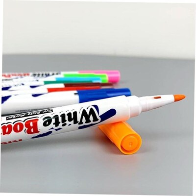 12 Colors Whiteboard Markers Erasable Colorful Marker Pens L