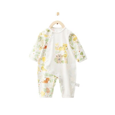Spring and Summer Casual Boneless Baby jumpsuit Newborn Clas