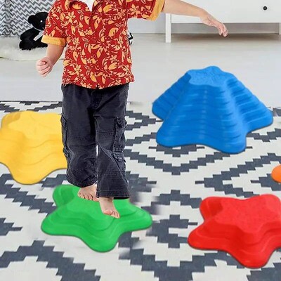 Kids Stepping Stones 5pcs River Balance Stones Stepping Bloc
