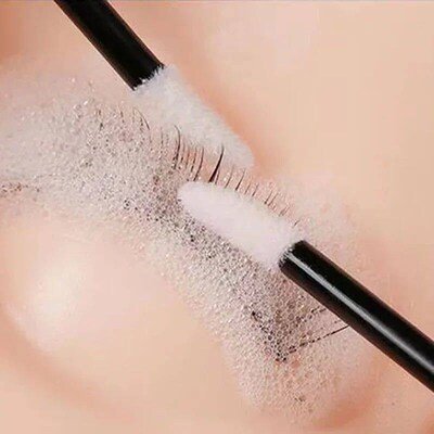 50Pcs Disposable Lip Brush Eyelash Makeups Microbrush Lash E