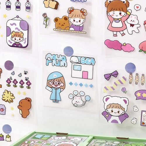 Boxed 100 Hand Account Stickers PET Waterproof therm0 Cup St
