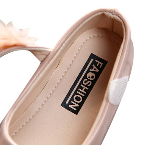 Baby Girls Walking Shoes Kids PU leather Big Flower Summer P