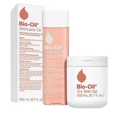 Bio-Oil Skincare Oil Body Oil with Bio-Oil Dry Skin Gel,
