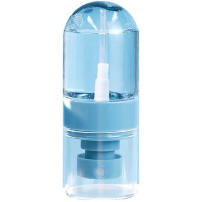 Handheld nano spray bottle for facial hydration, travel-size