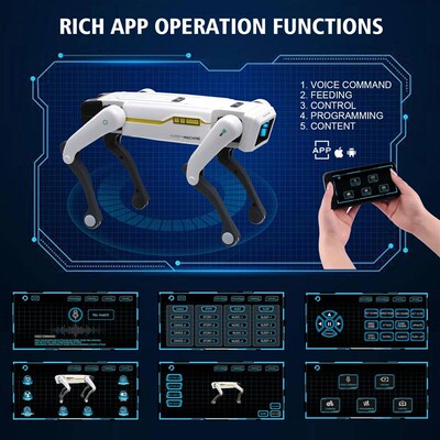 Intelligent AI RC Robot Dog Voice Dialogue APP Remote Contro