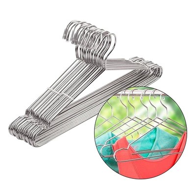 Stainless Steel Clothes Hanger Organizer Strong Metal Coat S