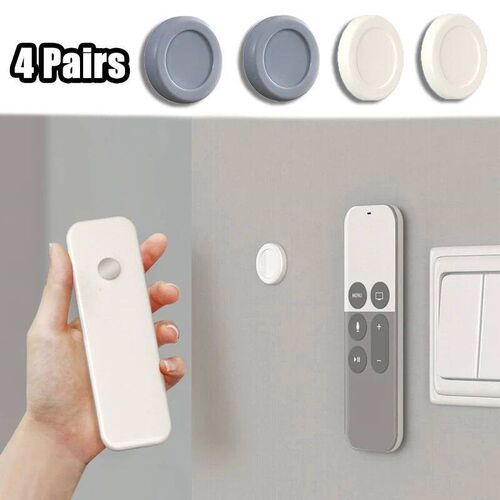 2/4Pcs Round Magnetic Hooks Wall Mount Strong Magnet Holder