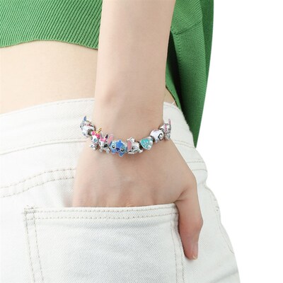 Charm Bracelet Lilo and Stitch Jewelry for Women Kids