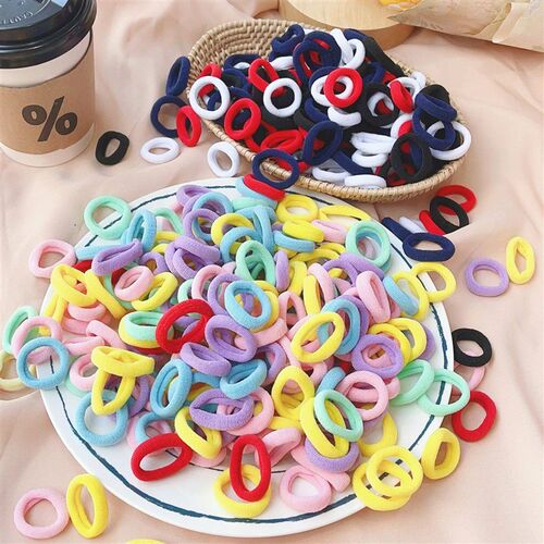 20/50pcs Kids Elastic Hair Bands Girls Sweets Scrunchie Rubb