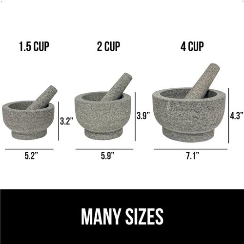 Mortar and Pestle Set Spice Grinder Bowls Salsa Taco Mix