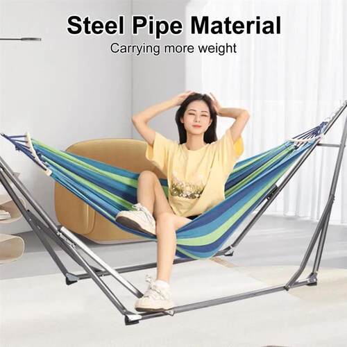 Foldable Hammock Stand, Collapsible Camping Hammock And Stan
