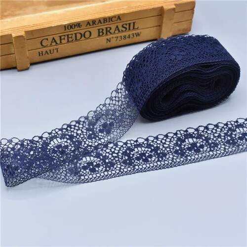 10 Yards High Quality Beautiful White Lace Ribbon Tape 40MM