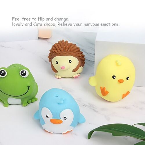 New Fidget Toys Flip Gift Box Cute Pet Pinch Animal Silicone