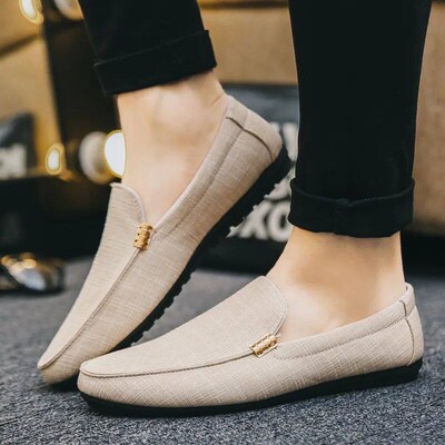 Men Casual Shoes  Slip On Fashion Loafers for Male Luxury Dr