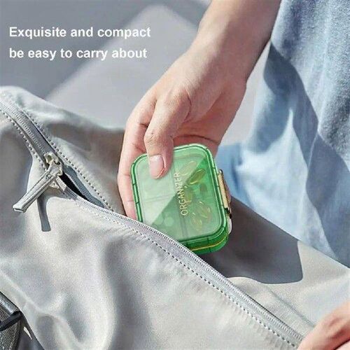 Mini Dispensing Box Eco-friendly Portable Pill Box for