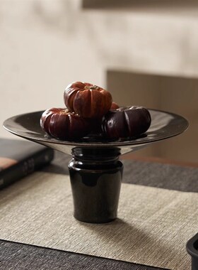 邸高DECO室内阳台茶空间茶室软装饰宋代美学家具摆件茶桌造景布置