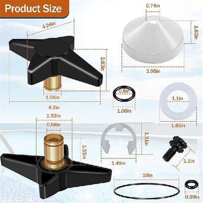 1Set Locking Knob And Pool Filter Knob Kit For Hayward Star