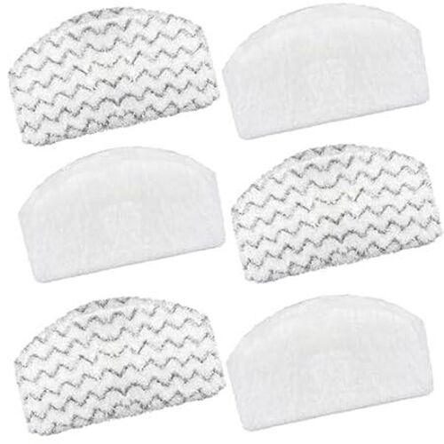 APRIL-FLOWER 6 Pack 1940 1806 Steam Mop Replacement Pads